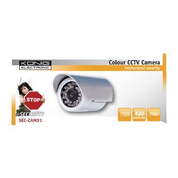 SEC-CAM31 Weerbestendige cctv camera met nachtzicht Verpakking foto